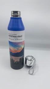 Blue Tropical Stainless Steel Water Bottles